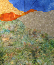 Pat Bjerke Quilt, Sierra Gold